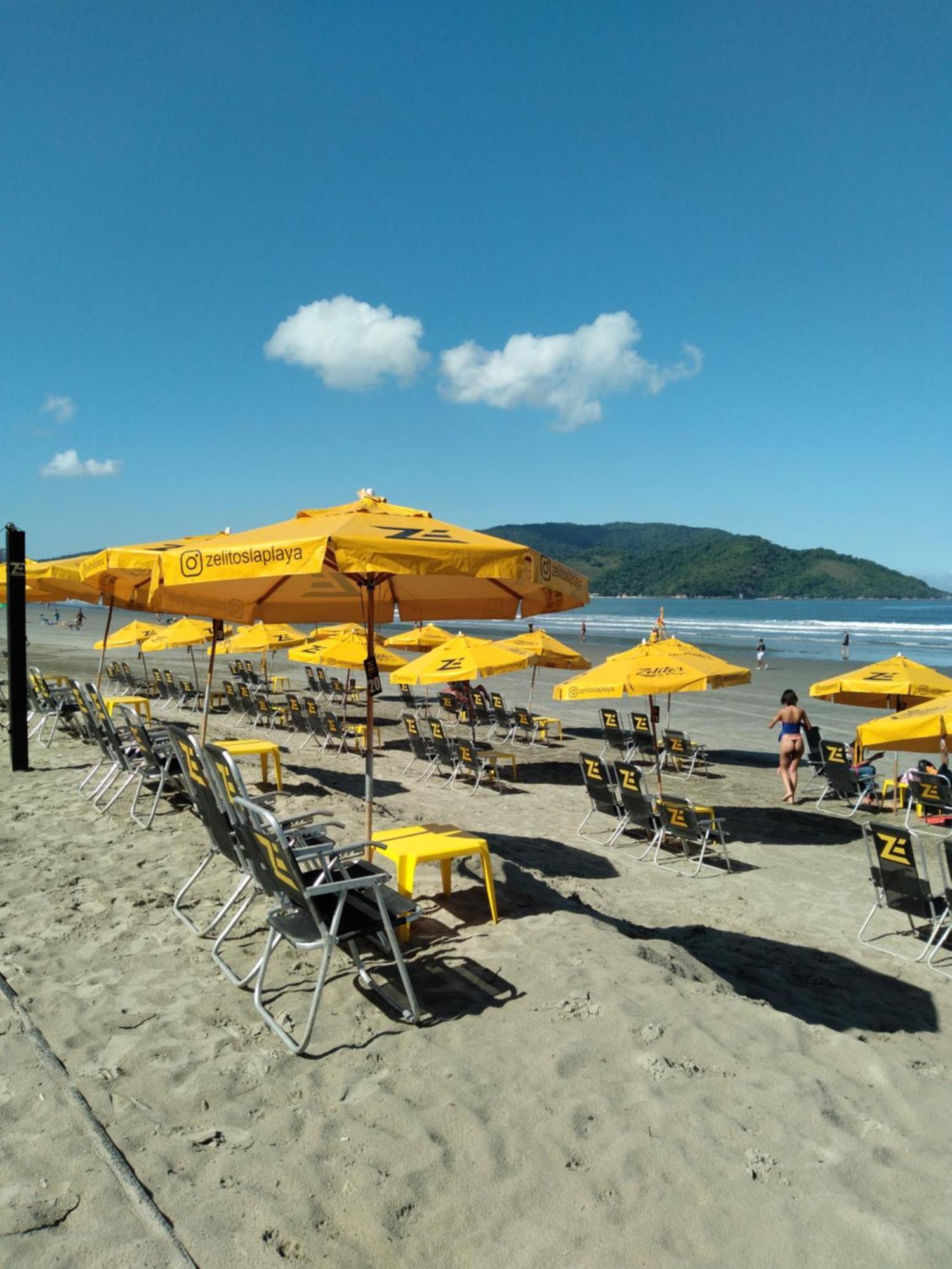 Varanda Mar - Estudio Em Santos Na Quadra Da Praia Екстер'єр фото