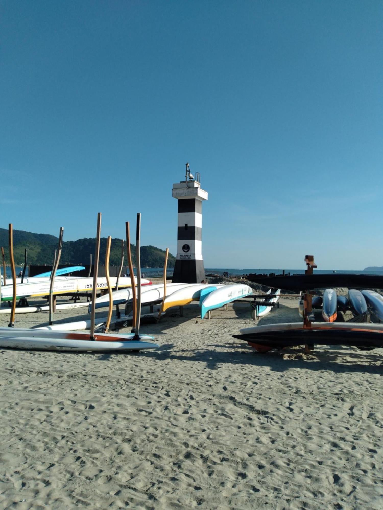 Varanda Mar - Estudio Em Santos Na Quadra Da Praia Екстер'єр фото